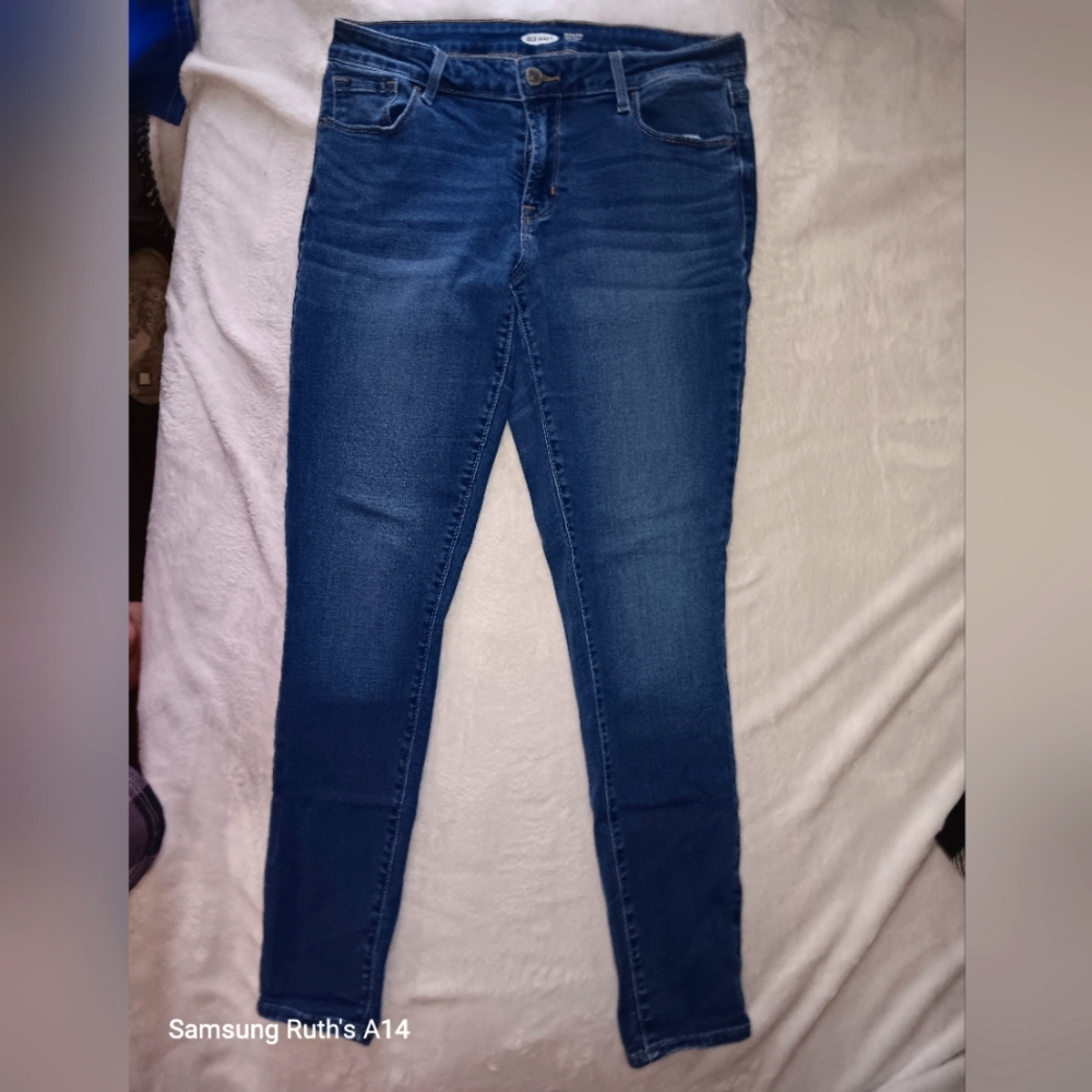 Old Navy Rockstar Blue Jeans, Size 10